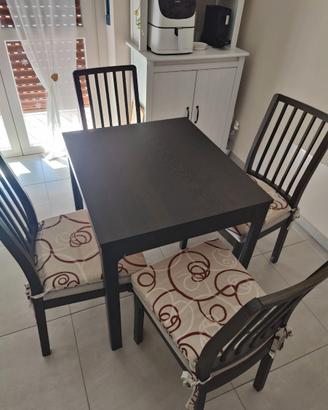 Tavolo 4/6 posti + 6 sedie abbinate