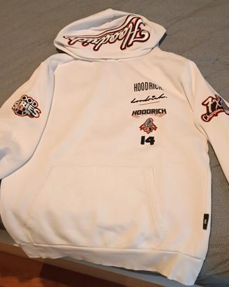 Felpa Hoodrich bianca da uomo taglia M