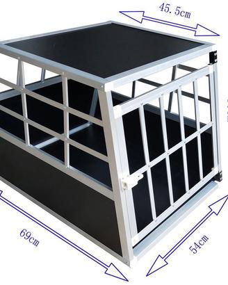 Trasportino rigido per cani box x bagagliaio auto