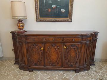 Mobile credenza + tavolo in noce massello