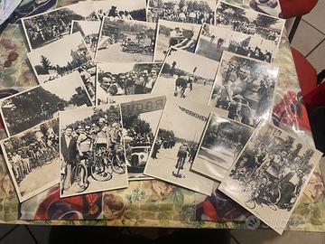 Lotto fotografie ciclismo anni 40 originali