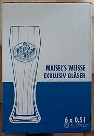6 bicchieri da birra Maisel's Weisse