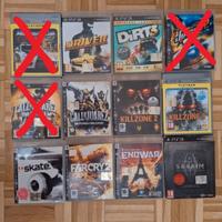 17 di 22 giochi play station 3 ps3