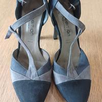 Scarpa donna colore nero grigio chiaro e grigio sc