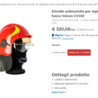 casco vigili del fuoco VULCAN CV102