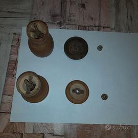N. 2 MACININI IN LEGNO VINTAGE