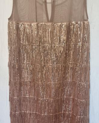 vestito corto frange