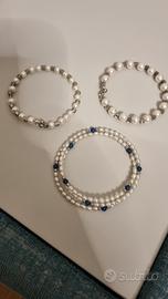lotto bracciali con perline