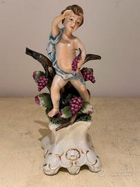 Statua putto Capodimonte Porcellana