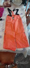pantaloni da sci nuovi bambino