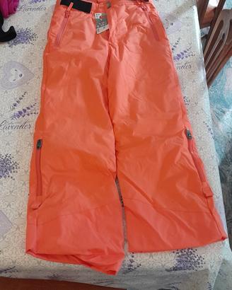 pantaloni da sci nuovi bambino
