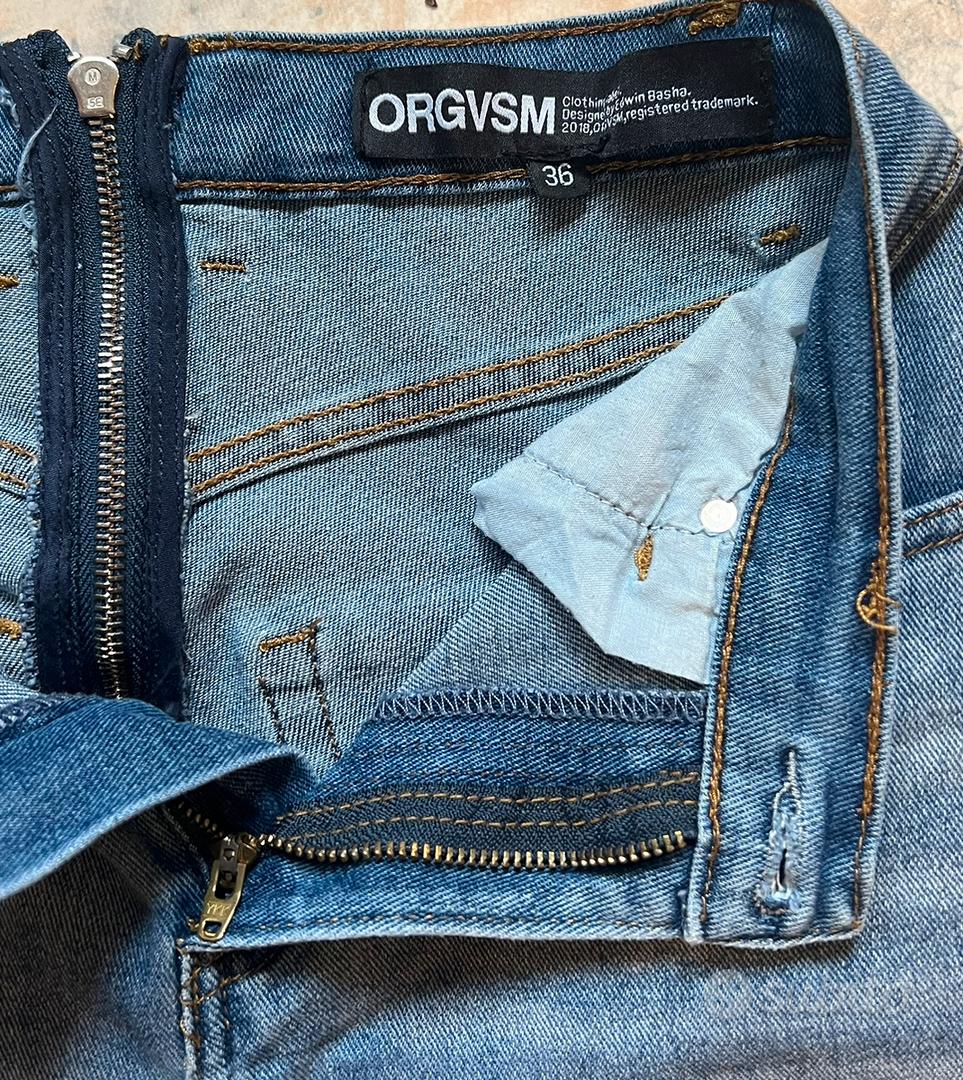 Orgvsm pantaloni con on sale cerniera