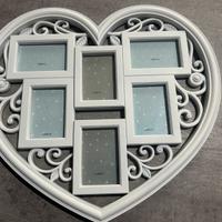 NUOVA Cornice traforata multifoto parete 57x50cm