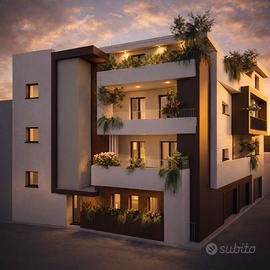 Quadrivano con ascensore, box e cortile privato