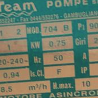 Motore pompa idromassaggio vasca/impianto casa