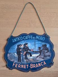 insegna pubblicitaria caffe del moro