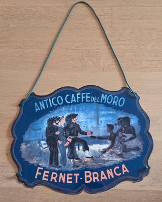 insegna pubblicitaria caffe del moro