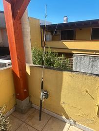 Canna da traina+mulinello