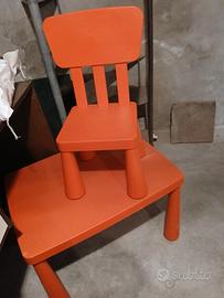 tavolino e sedia bambino ikea