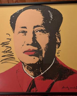 Mao Tse Tung visto da Andy Warhol