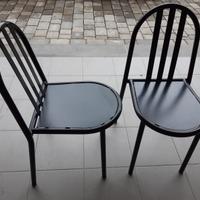 6 sedie impilabili designer