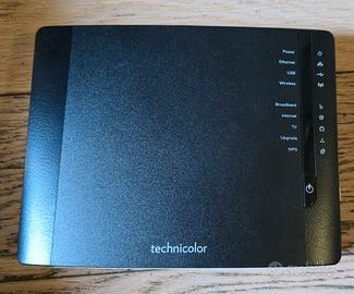 Modem DSL Router Technicolor con alimentatore