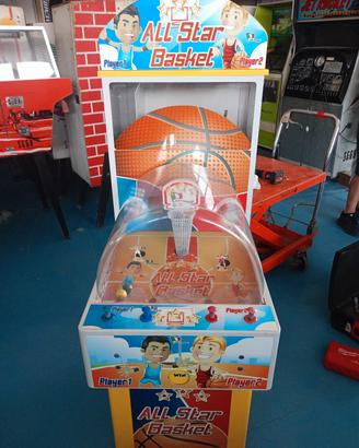 Distributore di palline con gioco del Basket 