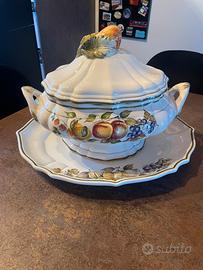 Zuppiera vintage in ceramica Vecchia Bassano