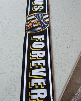 Sciarpa vintage anni 90 Juventus Forever 