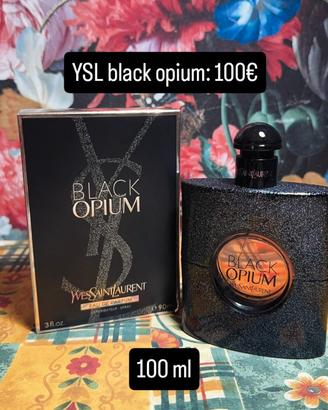 Profumo YSL black opium 100 ml