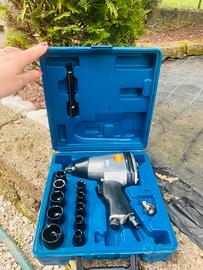 Avvitatore pneumatico più kit di 10 bussole