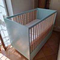 Lettino IKEA MYLLRA + Materasso SKÖNAST + Lenzuola