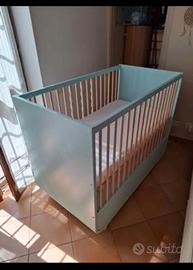 Lettino IKEA MYLLRA + Materasso SKÖNAST + Lenzuola