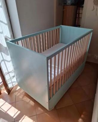 Lettino IKEA MYLLRA + Materasso SKÖNAST + Lenzuola