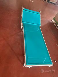 Lettini prendisole in alluminio nuovi mare piscina