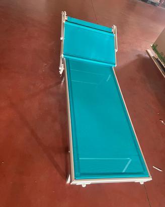 Lettini prendisole in alluminio nuovi mare piscina