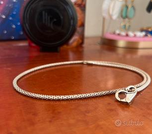 Pandora collana chiusura a cuore 925 argento