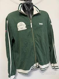 Lonsdale London felpa zip verde 50/54/70 XXL