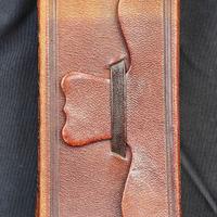 Antico libro religioso del 1881, copertina pelle