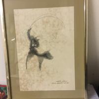 EMILIO GRECO "Profilo" LITOGRAFIA ORIGINALE 1972