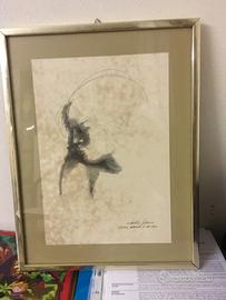 EMILIO GRECO "Profilo" LITOGRAFIA ORIGINALE 1972