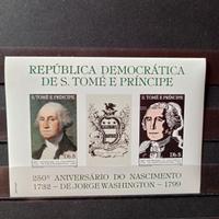 francobolli Sao Tome' e Principe 1982 non dent mnh