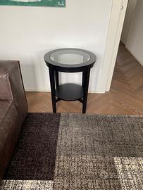 Tavolino legno vetro