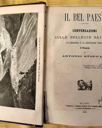 Stoppani, Il Bel Paese , Prima ed. 1876