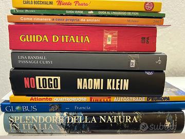 Lotto 9 libri vari – Naomi Klein, Guide d'Italia,