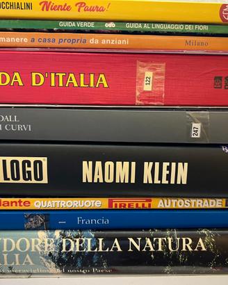 Lotto 9 libri vari – Naomi Klein, Guide d'Italia,