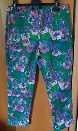 pantaloni floreali 