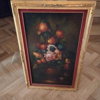Quadro floreale cornice di pregio ritirare Empoli 