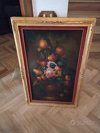 Quadro floreale cornice di pregio ritirare Empoli 