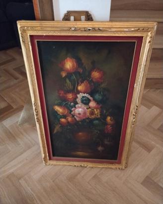 Quadro floreale cornice di pregio ritirare Empoli 